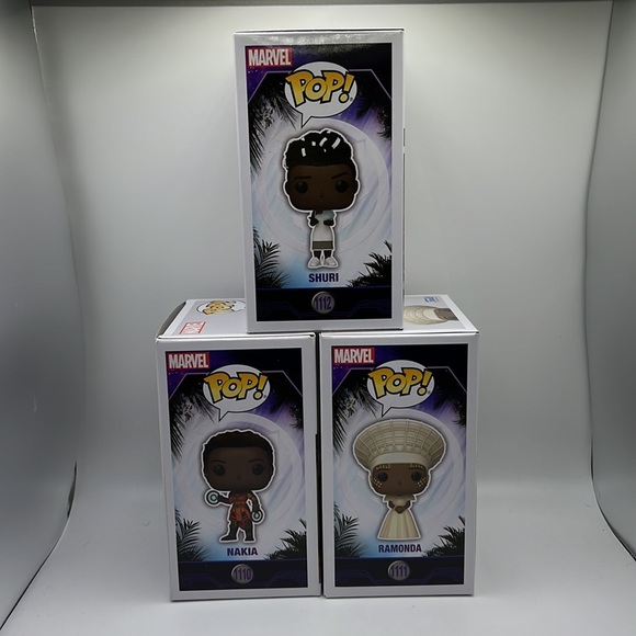 Black Panther Marvel Studios Legacy Collection Funko Pop Bundle - Picture 4 of 6